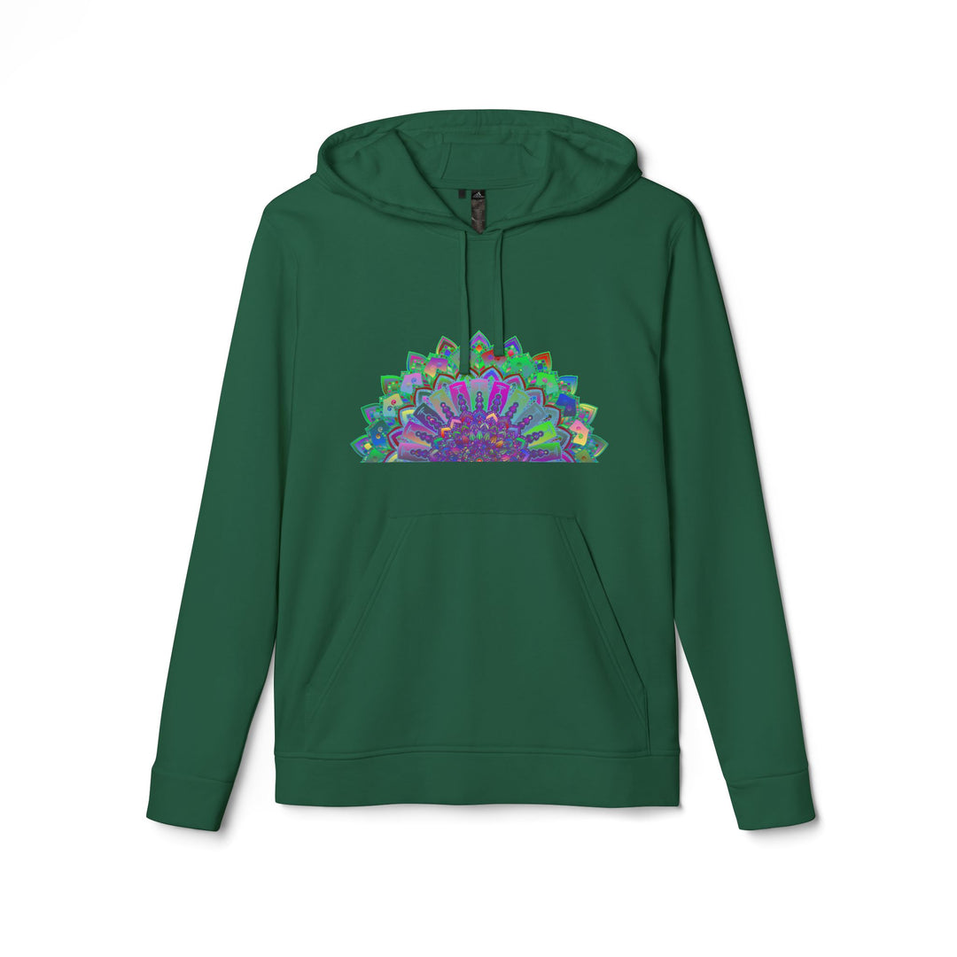 A cozy and stylish Adidas Mandala Fleece Hoodie featuring custom design