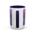 Intricate Mandala Art Mug in Light Grey with beautiful and detailed design