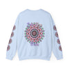 Cozy and stylish unisex crewneck sweatshirt in heather gray with 'Love You Mom' design, perfect birthday gift for mom