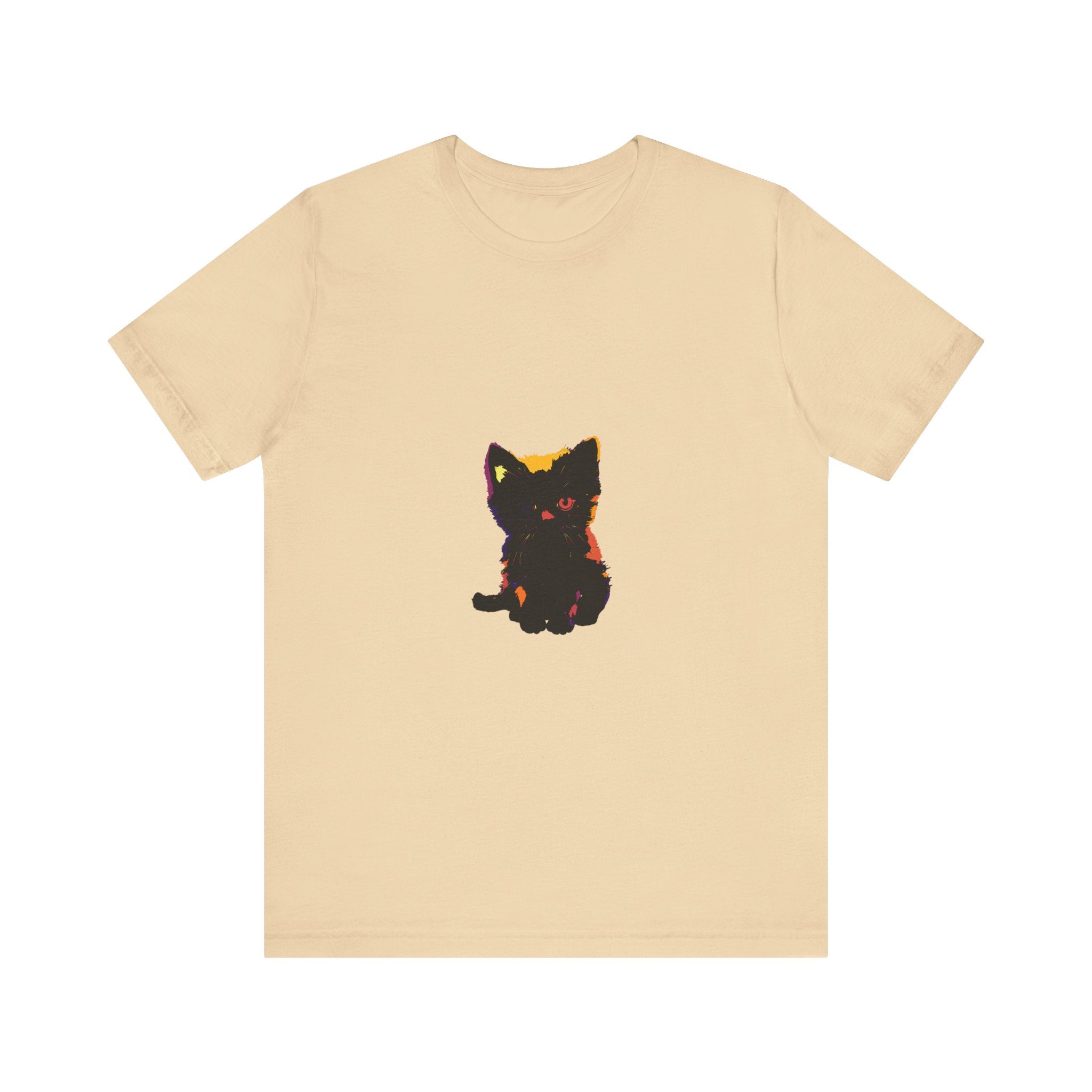 Black Cat Mystery - One Blue Eye T-Shirt featuring a striking design