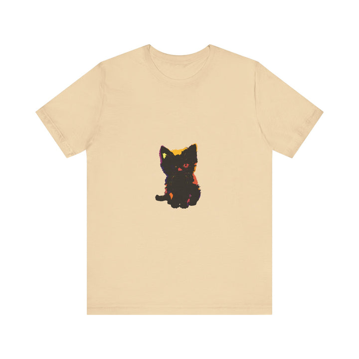 Black Cat Mystery - One Blue Eye T-Shirt featuring a striking design