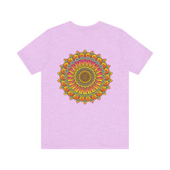 Vibrant Mandala Tee - Spiritual Peace & Harmony: A colorful, intricate mandala design representing tranquility and balance, perfect for promoting inner peace and harmony