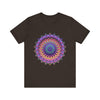 Colorful Mandala Meditation Tee with intricate and vibrant design