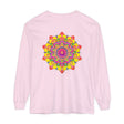 Colorful and intricate mandala design long sleeve t-shirt for vibrant style