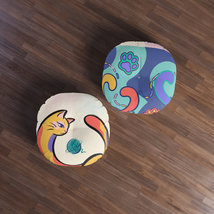 Crescent Dream Cat Floor Pillow