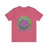 Vibrant Mandala Tee - Colorful Geometric Art shirt with intricate, multicolored design