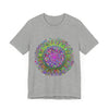 Vibrant Mandala Tee featuring colorful and intricate geometric art design