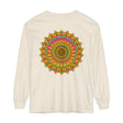 Colorful and intricate mandala design long sleeve t-shirt for men and women