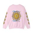 First Year Wedding Anniversary Gift - Unisex Heavy Blend™ Crewneck Sweatshirt with 1 Year Down, Forever to Go design
