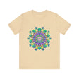 Colorful Mandala Meditation Tee featuring a beautiful, intricate design promoting Peace and Tranquility for a calming and mindful experience