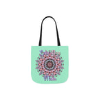 Mandala 'Love You Mom' Canvas Tote — Floral Mother's Day Gift Bag