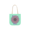 Mandala 'Love You Mom' Canvas Tote — Floral Mother's Day Gift Bag