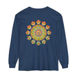 Vibrant Mandala Long Sleeve T-Shirt featuring colorful and intricate art design