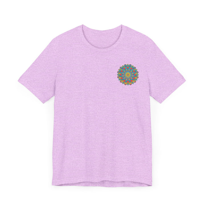 Colorful and intricate Psychedelic Mandala T-shirt representing spiritual peace and harmony