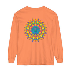 Colorful and intricate mandala design long sleeve shirt for all genders