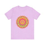 Colorful Mandala Tee showcasing an intricate and vibrant pattern design for a stylish and unique look