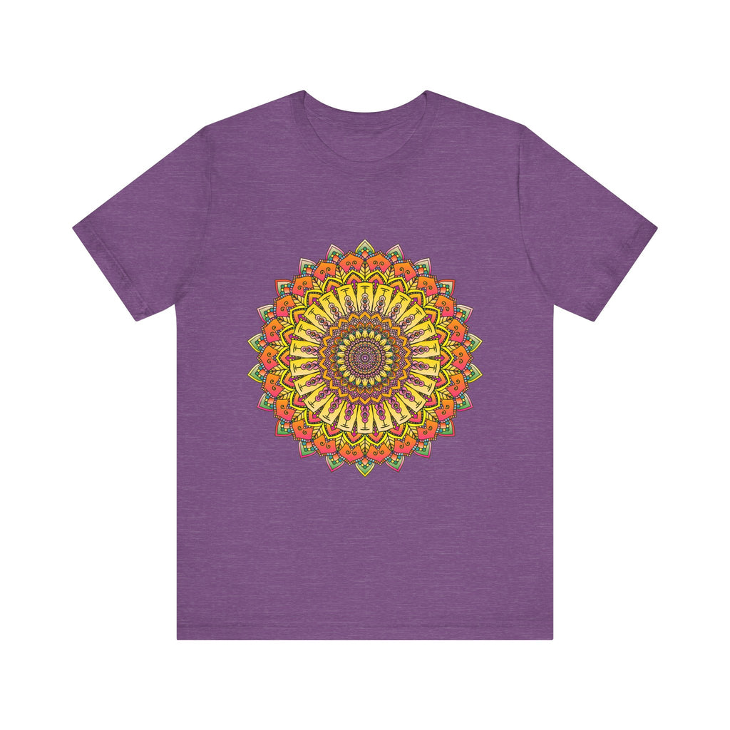 Intricate Mandala T-Shirt - Colorful Geometric Design 7