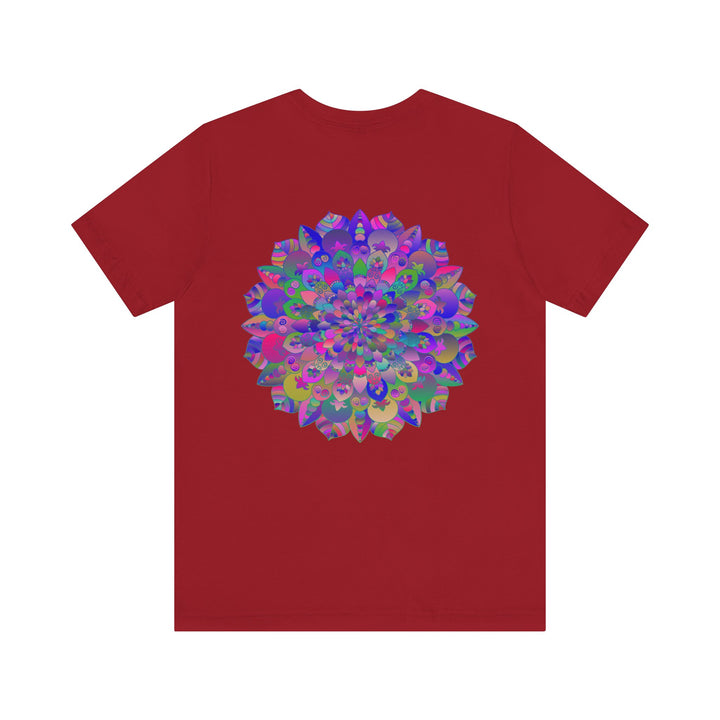  Colorful Mandala T-shirt symbolizing spiritual harmony and balance 