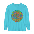 Vibrant Mandala Unisex Long Sleeve T-Shirt featuring colorful and intricate mandala design