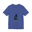 Blue Cat Mystery T-Shirt - Cool Cat Design - Stylish and unique feline-inspired graphic tee for cat lovers