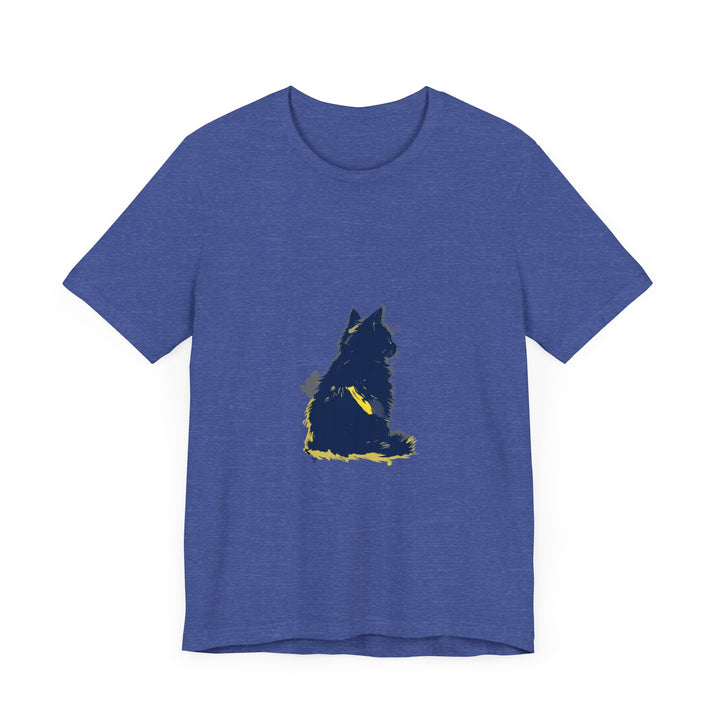 Blue Cat Mystery T-Shirt - Cool Cat Design - Stylish and unique feline-inspired graphic tee for cat lovers