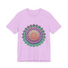 Vibrant Mandala Tee featuring a colorful and psychedelic design for a unique and eye-catching fashion statement