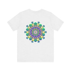 Vibrant Mandala Tee featuring a colorful and intricate design symbolizing spiritual peace and harmony, perfect for meditation and mindfulness practices