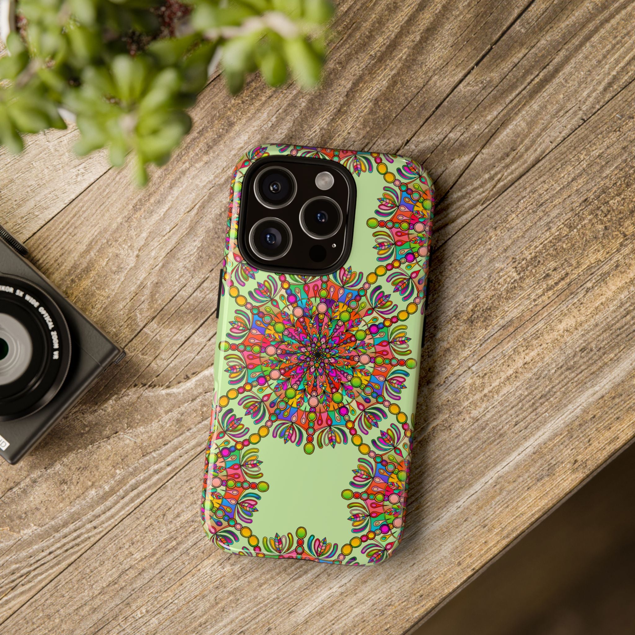 Intricate Mandala Phone Case in Lively Colors for Unique Style