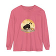 Black Cat Moonlit Mystery T-Shirt with Witch and Broom