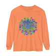 Colorful Mandala Unisex Long Sleeve T-Shirt with intricate pattern design
