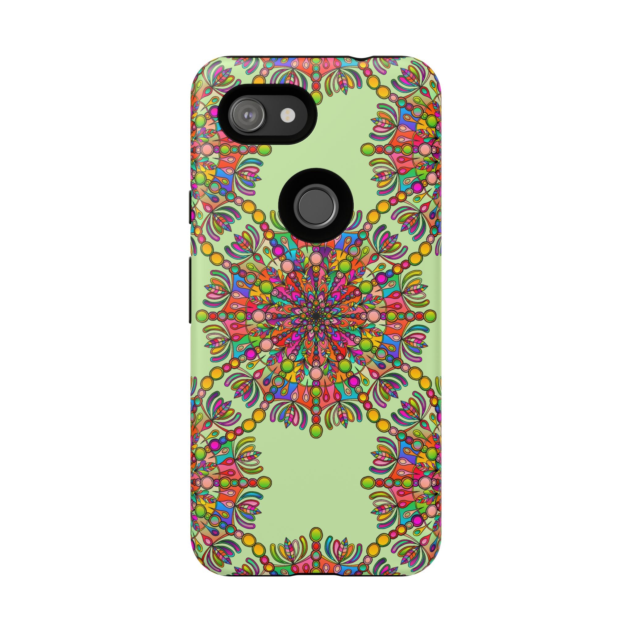 Vibrant Mandala iPhone & Google Pixel Case | Tough Cases