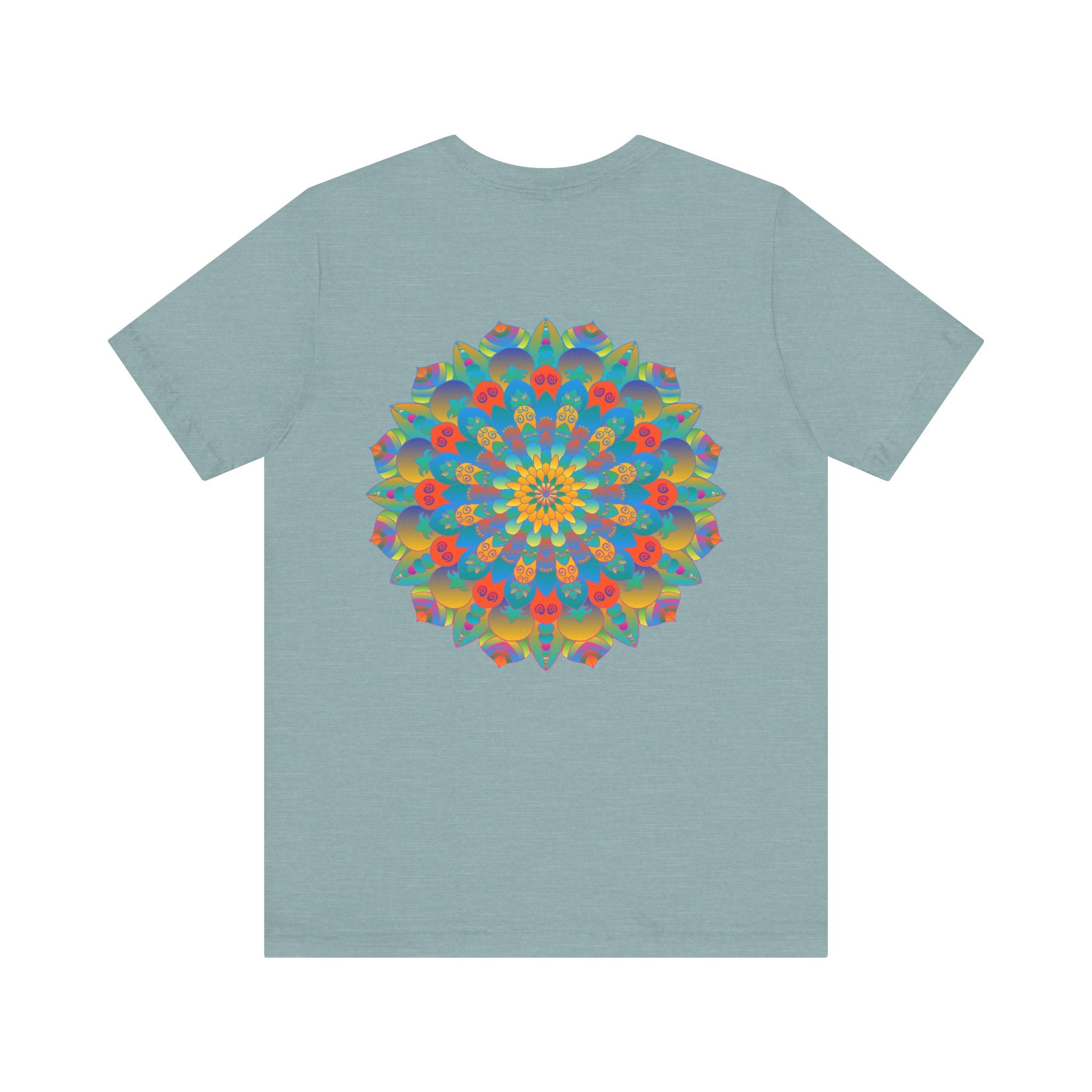  Unique and vibrant mandala t-shirt for spiritual peace