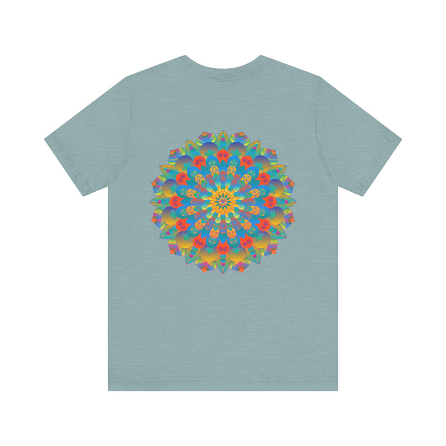  Unique and vibrant mandala t-shirt for spiritual peace