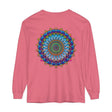 Colorful and intricate mandala design long sleeve unisex t-shirt