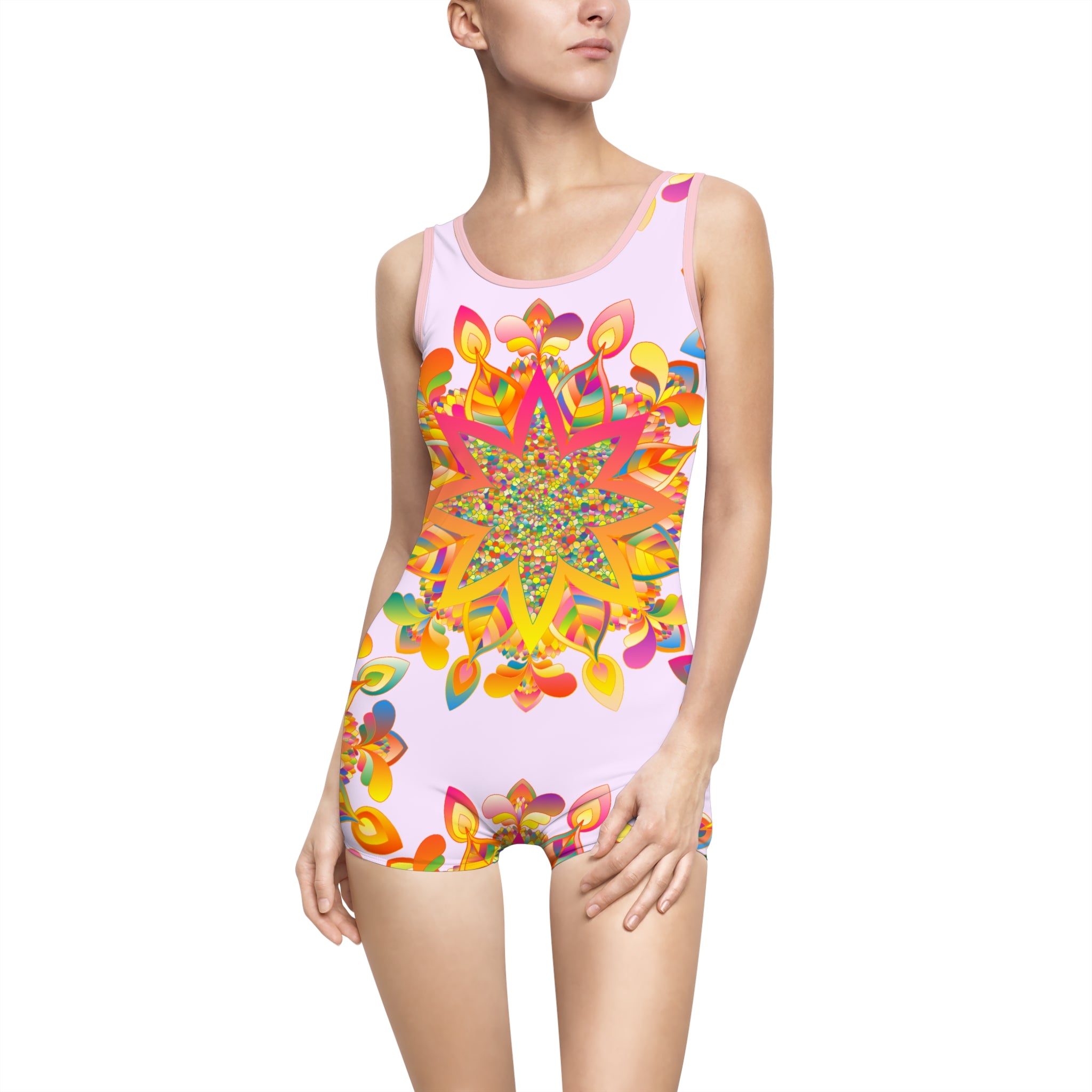 Swimsuit Vintage Mandala Art Women's