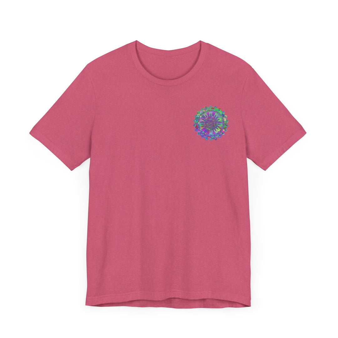 Vibrant Mandala Tee featuring intricate spiritual design for inner peace and harmony