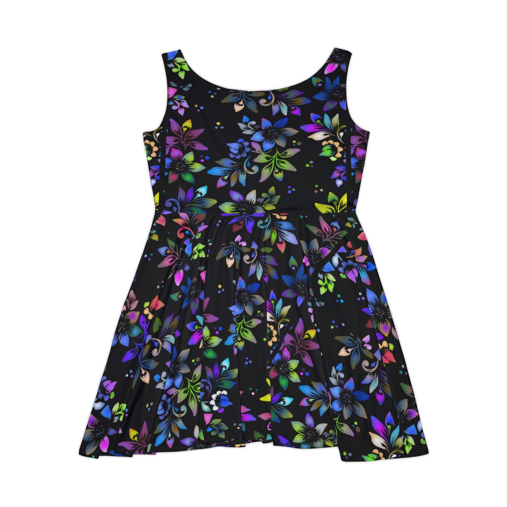 Floral Night Glow Skater Dress