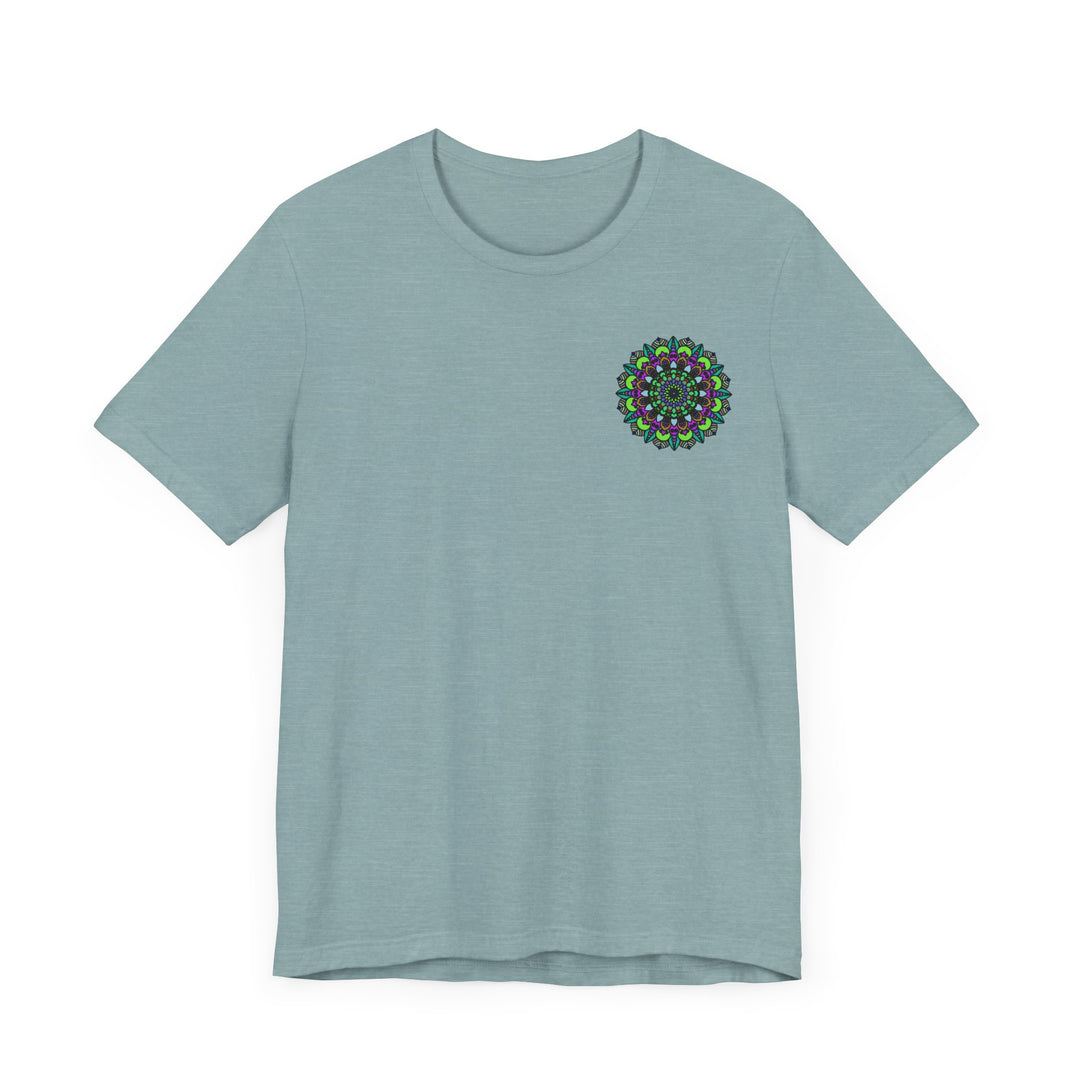 Beautiful Mandala Peace Tee with intricate spiritual design symbolizing harmony and balance