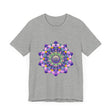 Vibrant Mandala Tee showcasing intricate and colorful design perfect for summer