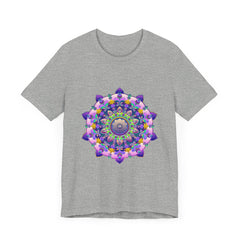 Vibrant Mandala Tee showcasing intricate and colorful design perfect for summer