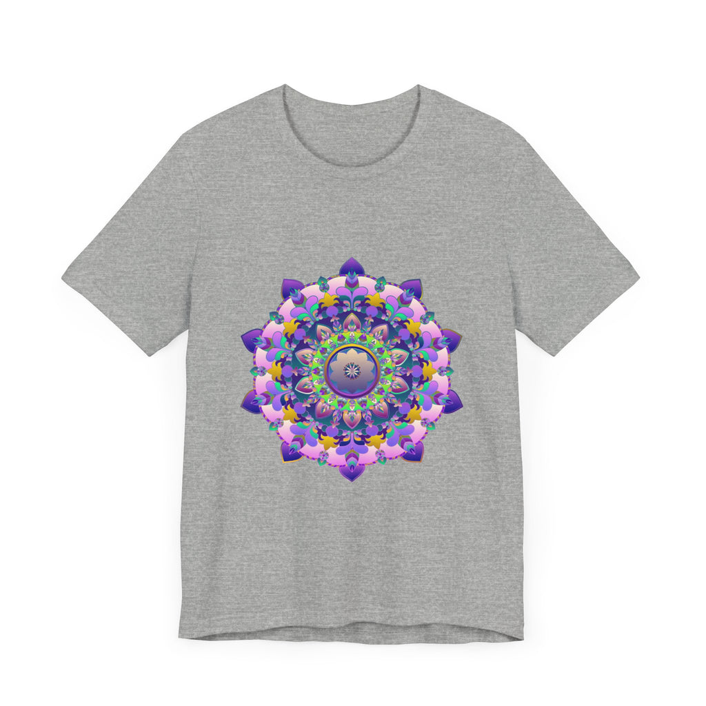 Vibrant Mandala Tee showcasing intricate and colorful design perfect for summer