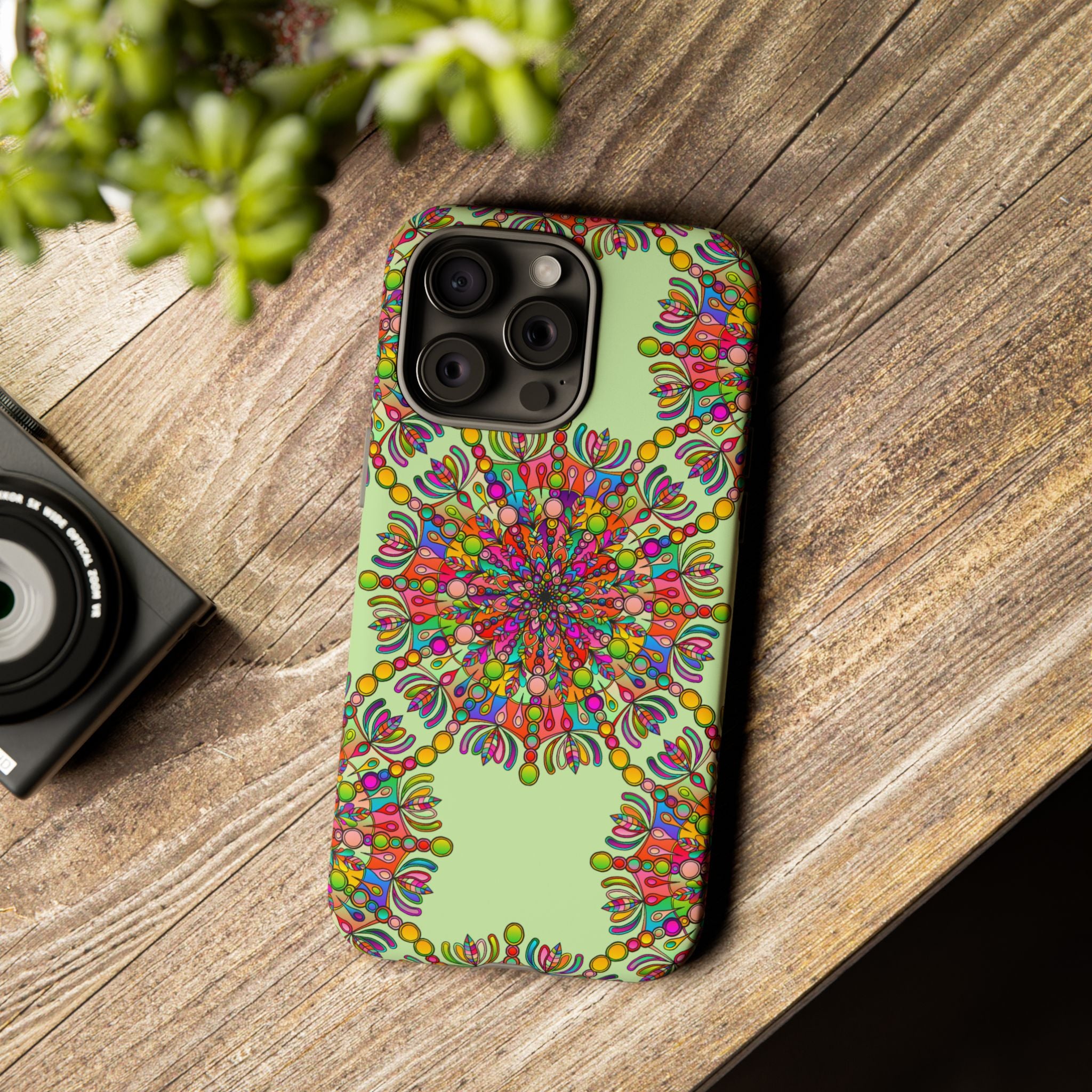 Vibrant Mandala iPhone & Google Pixel Case | Tough Cases