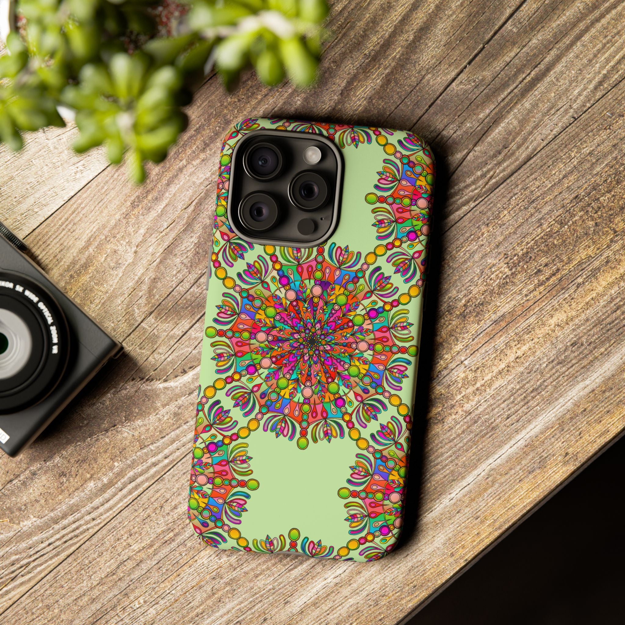 Intricate Mandala Phone Case in Lively Colors for Unique Style