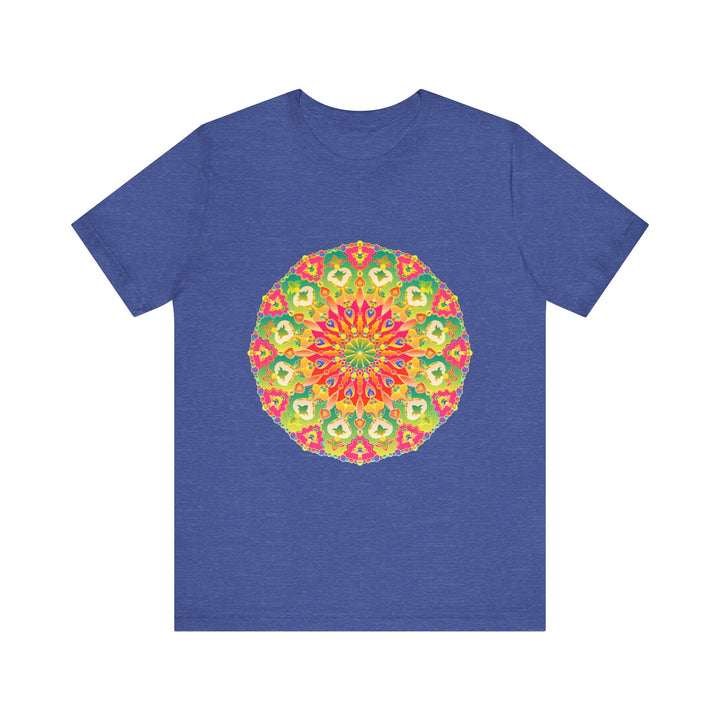 Vibrant Mandala Tee featuring a colorful and intricate design perfect for adding a pop of color to any outfit