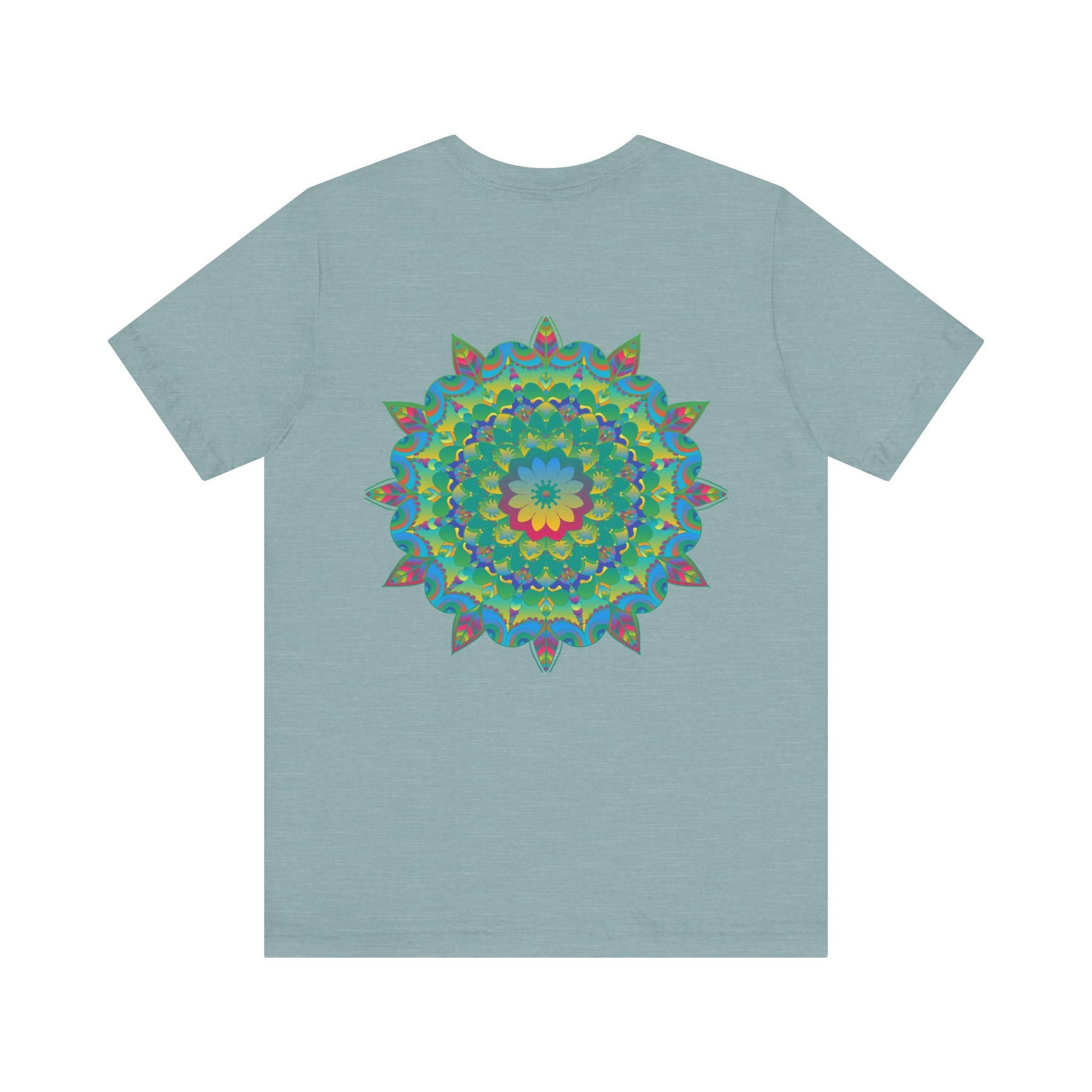 Beautiful mandala tee featuring intricate design for spiritual peace and harmony