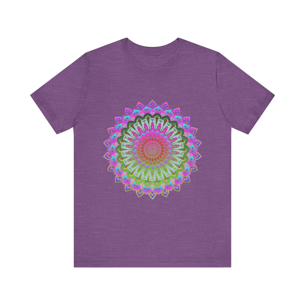 Vibrant Mandala T-Shirt featuring intricate and colorful design perfect for any occasion