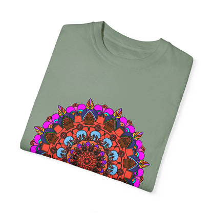 Garment-Dyed Mandala T-Shirt for Extra Comfort and Softness