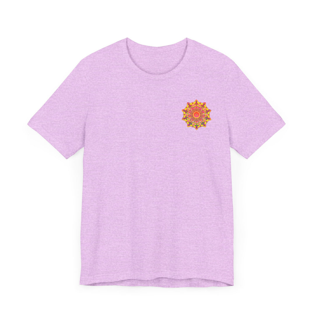 Vibrant Mandala Tee featuring a beautiful and intricate design, symbolizing spiritual peace and harmony, perfect for anyone seeking a sense of inner tranquility and balance