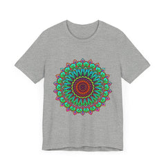 Vibrant Mandala Tee featuring colorful, intricate spiritual art design perfect for expressing individuality and embracing positive energy
