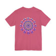 Artistic mandala tee representing mindfulness and inner balance